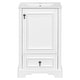 preview thumbnail 98 of 135, GDFStudio - Lisa 20" Bathroom Vanity with Ceramic Sink, Soft-Close Door & Storage Rack