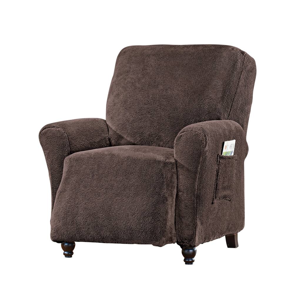Stretch Sherpa Fleece Furniture Cover - Recliner