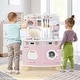 preview thumbnail 6 of 4, Pretend Play Kids Kitchen Playset Large Wooden Toy Kitchen Set
