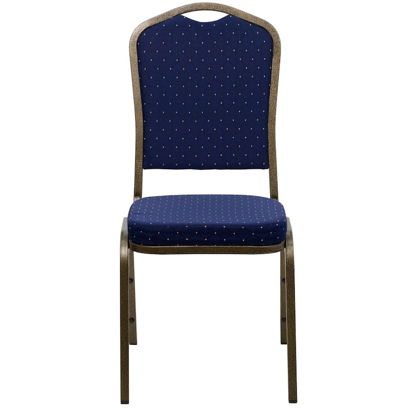 4 Pack Crown Back Stacking Banquet Chair - 20.25"D x 17.25"W x 38"H