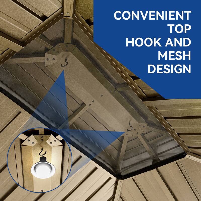 Outdoor Metal Canopy Gazebo