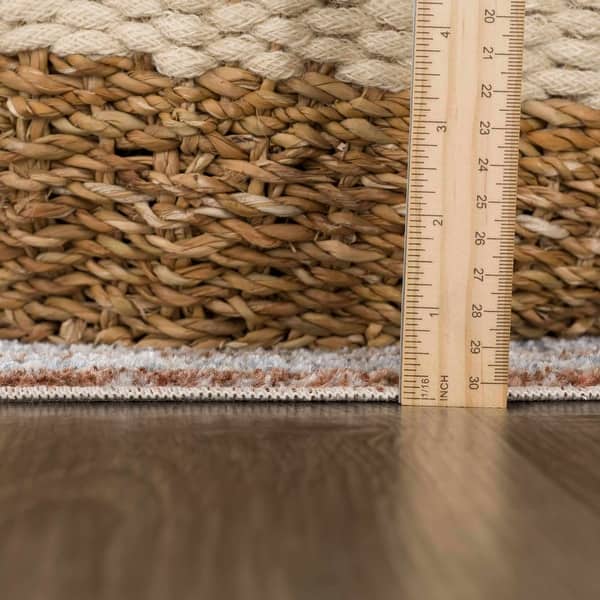 Hauteloom Ezio Hallway, Kitchen Machine Washable Runner Rug - Rust, Mustard, Off White - 2'7" x 7'3"