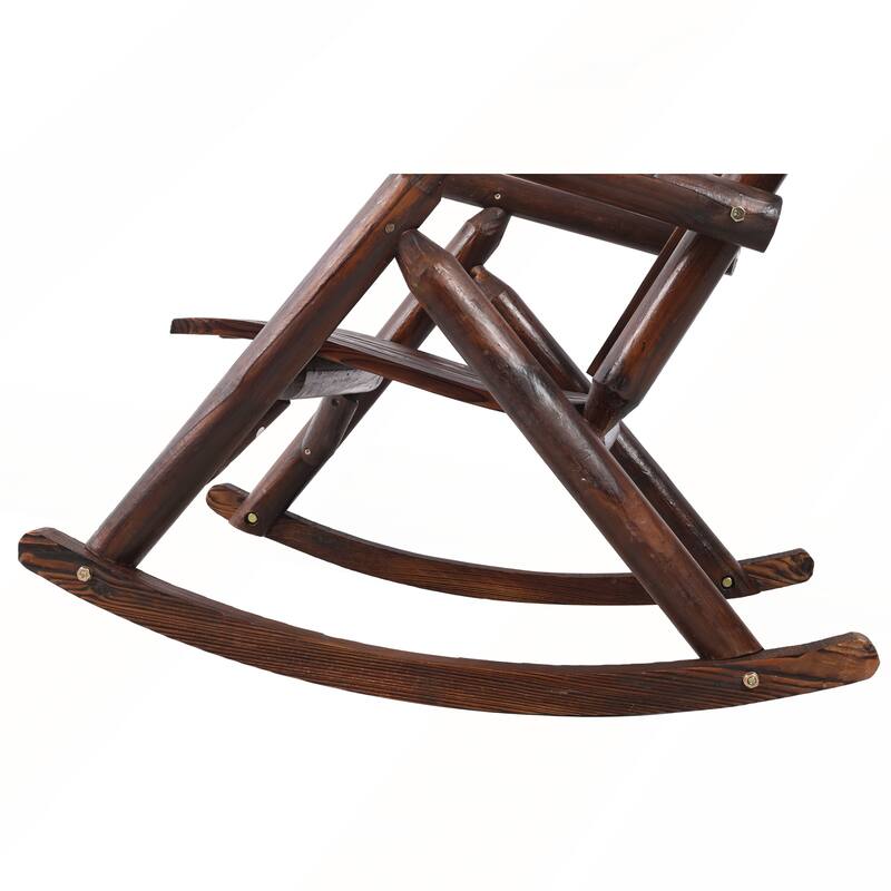 Durable Wooden Porch Rocker Chair for Outside