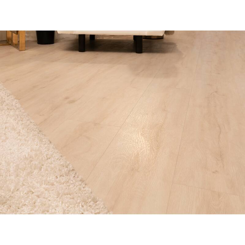 NewAge Products Stone Composite 5mm Luxury Vinyl Plank - 600 Sq.ft. Flooring Bundle - White Oak