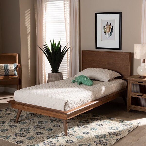 Iseline platform bed shop queen