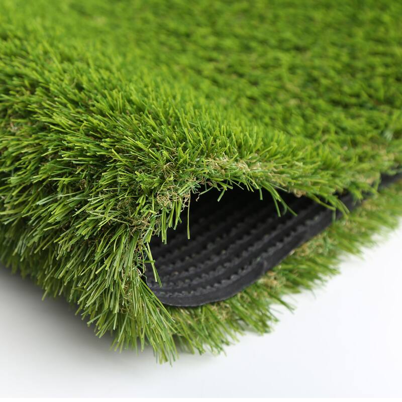 ALEKO Artificial Synthetic Landscape Fake 5 x 15 ft Grass Lawn Carpet Mat Turf - 5 x 15 ft