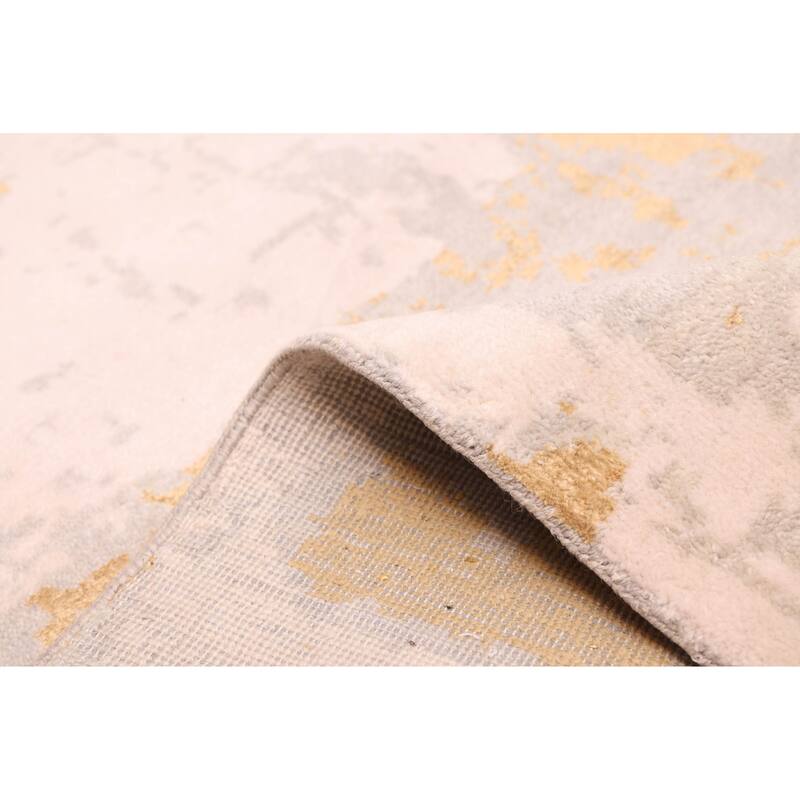 ECARPETGALLERY Hand-knotted Legacy Ivory Silk, Wool Rug - 9'11 x 13'9