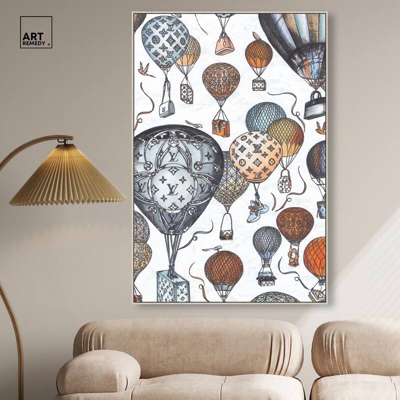 Doll Memories - Fashion Balloons Canvas by Art Remedy