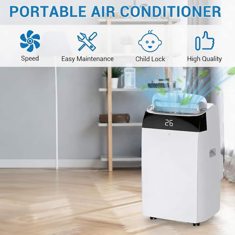 12,000 BTU 3 in-1 Ac Unit, with Dehumidifier & Fan