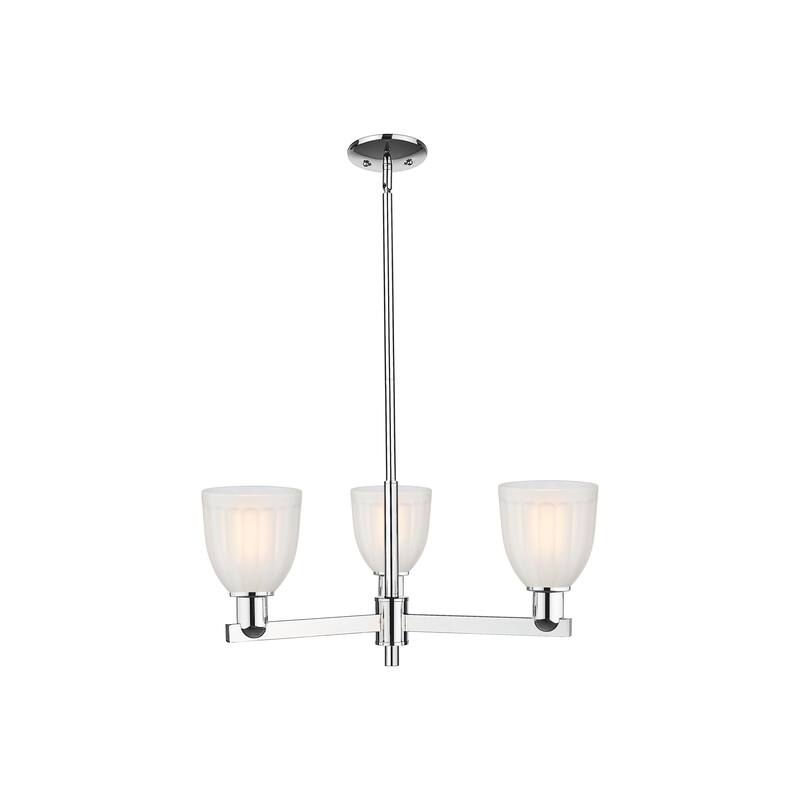 Innovations Lighting Endless Possibilities Arcadia - Brookfield - 3 Light 28" Stem Hung Chandelier - Polished Chrome