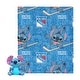 preview thumbnail 3 of 27, NHL Slapstick Stitch Hugger Pillow & Silk Touch Throw Blanket Set 40x50 inches - New York Rangers