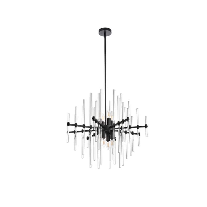 Samuel 27 inch Crystal Rod Pendant - N/A