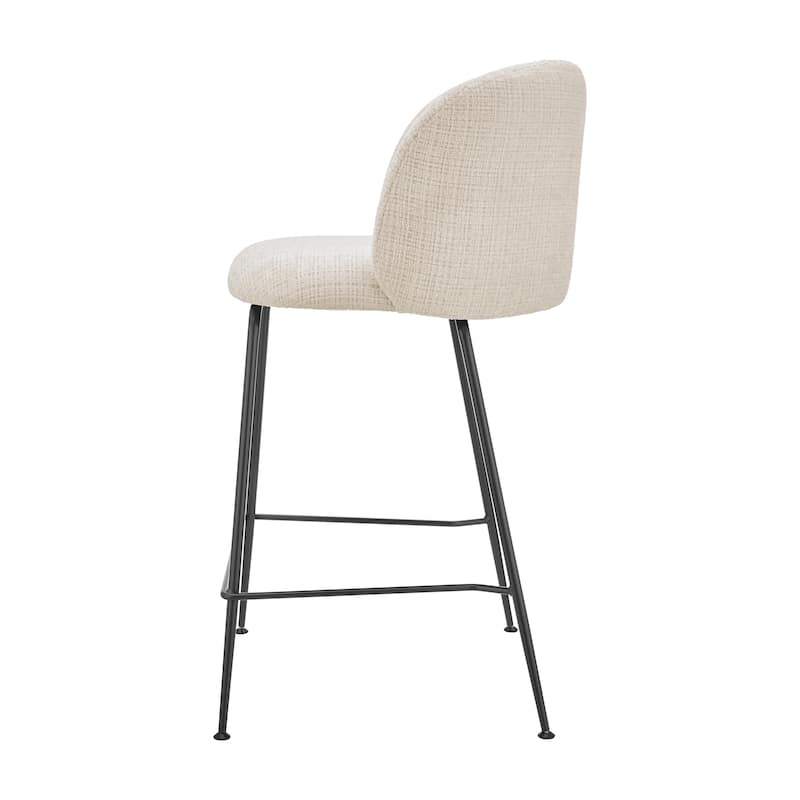 NPD Furniture Millie Fabric Counter Stool (Set of 2)