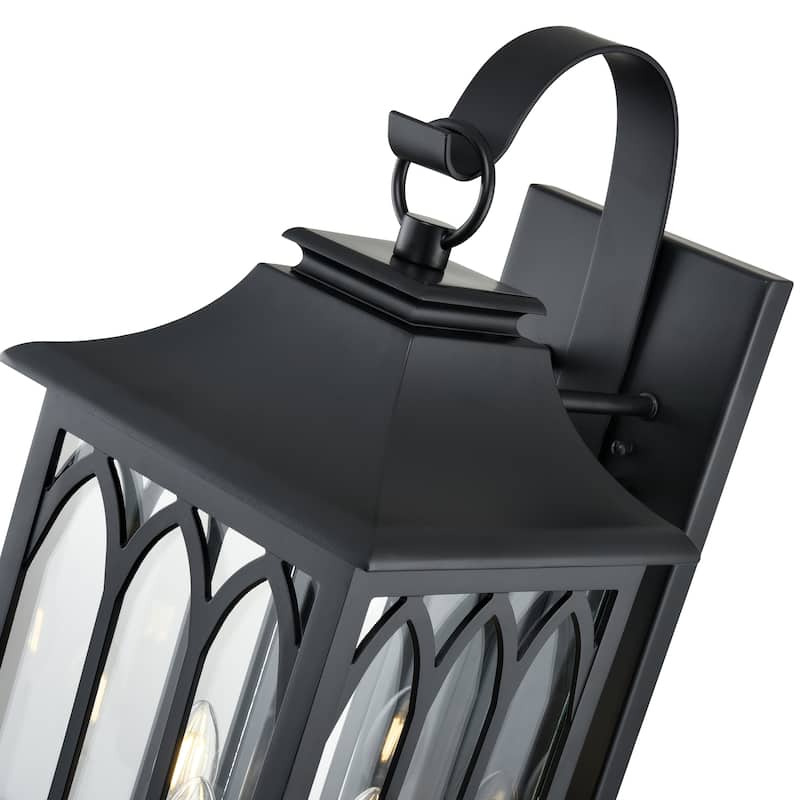 Mallorey Outdoor Wall Sconce Powder Coated Black - Powder Coated Black