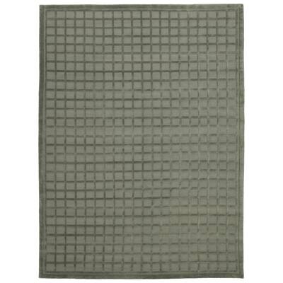 ECARPETGALLERY Hand-knotted Kathmandu Teal Wool Rug - 10'0 x 14'0