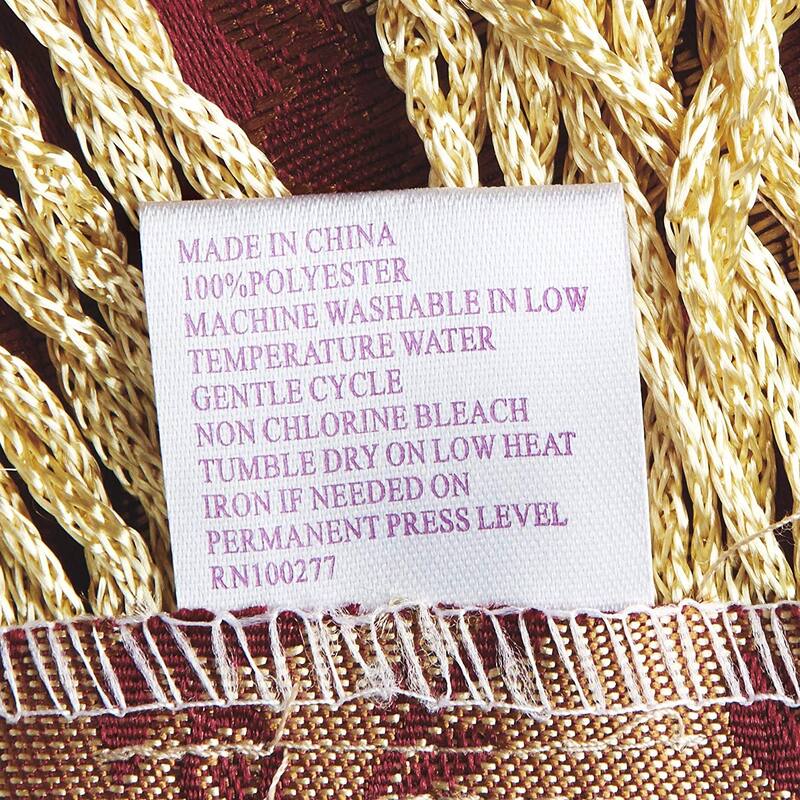 Violet Linen Luxury Damask Floral Pattern Tablecloth