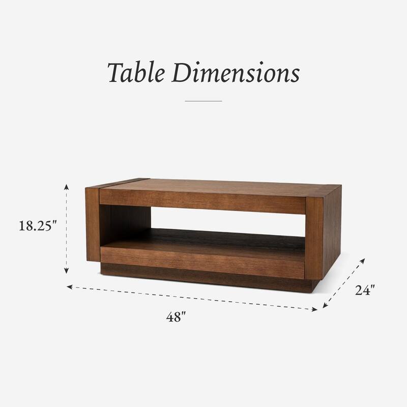 Maven Lane Artemis Contemporary Wooden Coffee Table