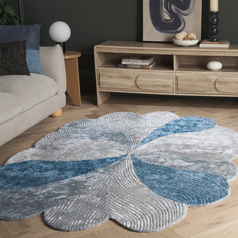 SAFAVIEH Handmade Fifth Avenue Vidya Mid-Century Modern Viscose Rug