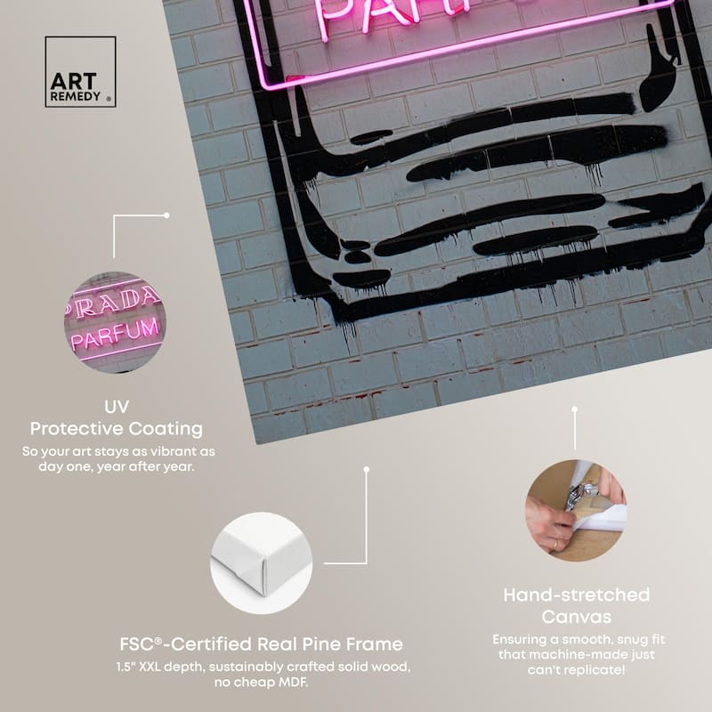 Fragrance Frame Canvas by Art Remedy, Gallery Wrapped