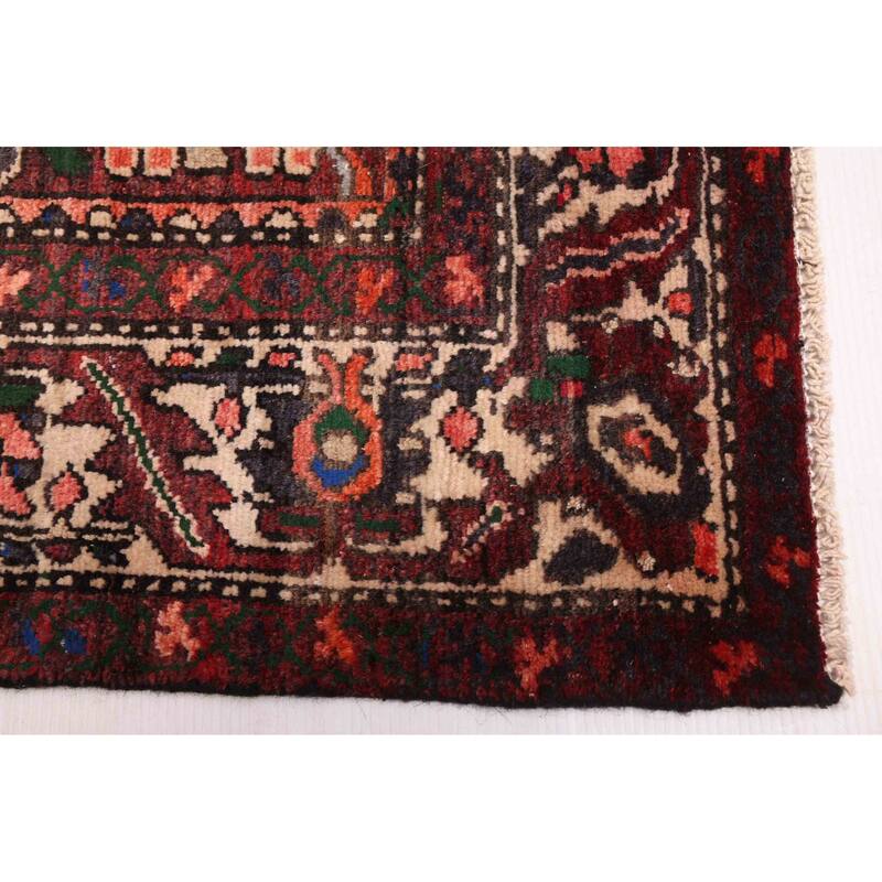 ECARPETGALLERY Hand-knotted Kayseri Vintage Dark Red Wool Rug - 5'0 x 6'5