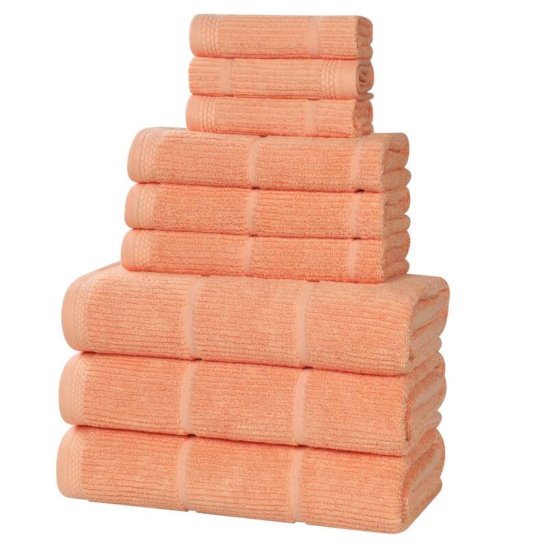 Superior Milo Smart Twist Viscose Cotton Blend 9 Piece Towel Set