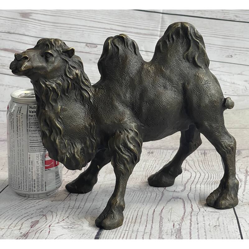 Dromedary Or Bactrian Camel Bronze Figurine Figure Statue Sculpture Original Milo 8.5 Inches X 12 Inches
