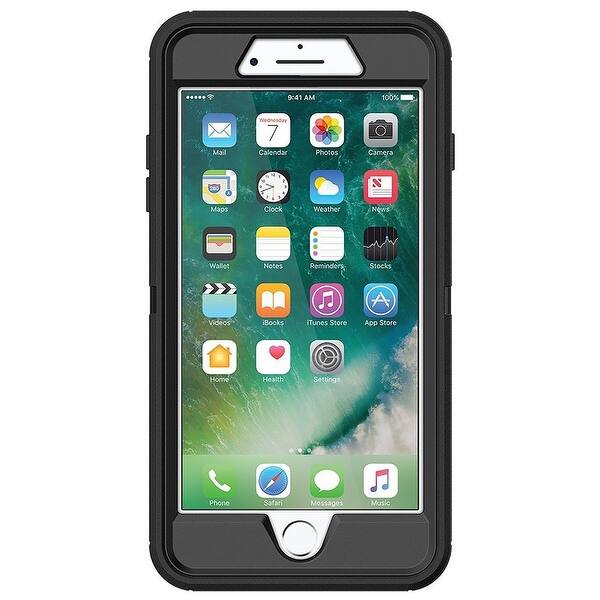 Shop Otterbox Defender Series Case For Iphone 8 Plus 7 Plus 77 53907 Black Overstock 20525847