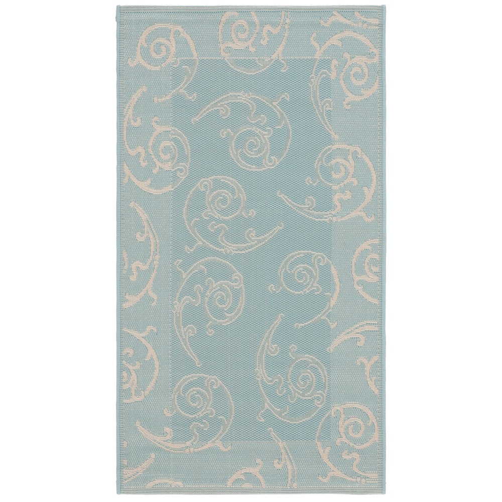 SAFAVIEH Courtyard Brunhilda Indoor/ Outdoor Waterproof Patio Backyard Rug