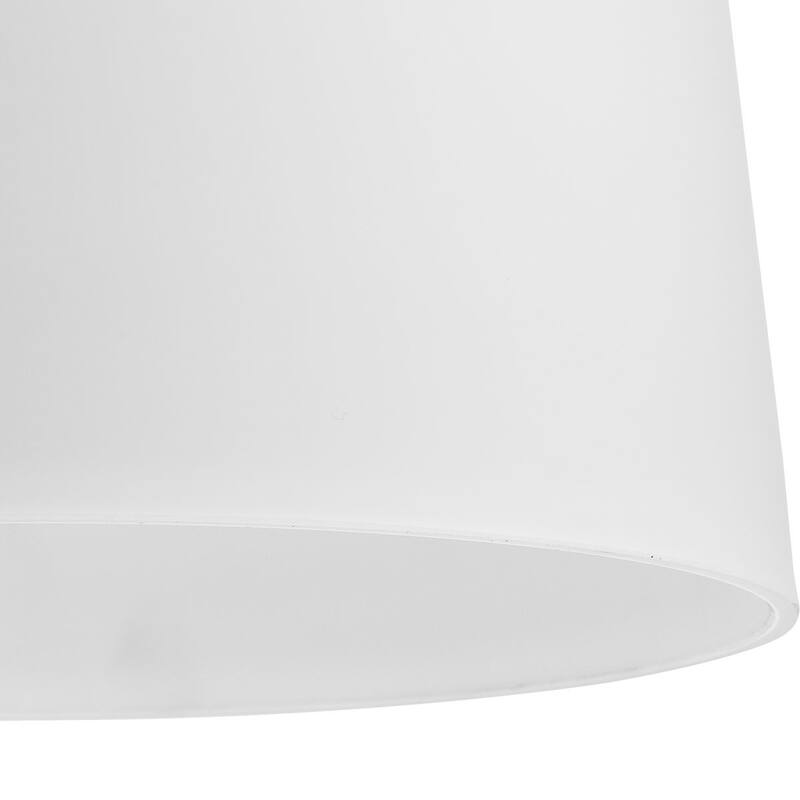 Clarion Collection One-Light Satin Brass Etched White Transitional Pendant - 9 in x 9 in x 11.37 in