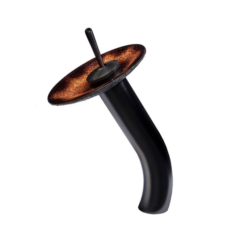 Miseno Hand Painted 21-1/2" Glass Vessel Bathroom Sink with Single