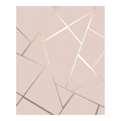 Quartz Blush Fractal Wallpaper - 20.5 x 396 x 0.025