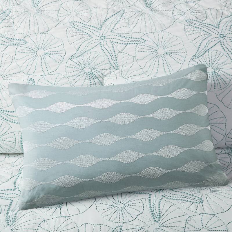 Harbor House Maya Bay Seafoam Blue Oblong Throw Pillow - 12x20"