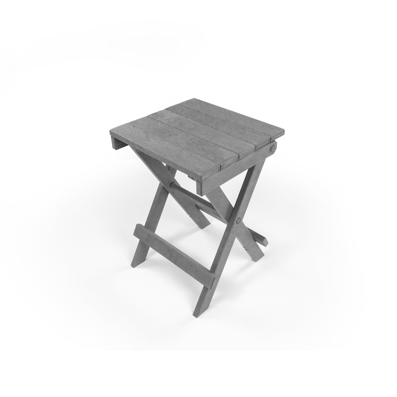 San Juan Fully Assembled All-Weather Recycled HDPE Outdoor Folding Bistro table