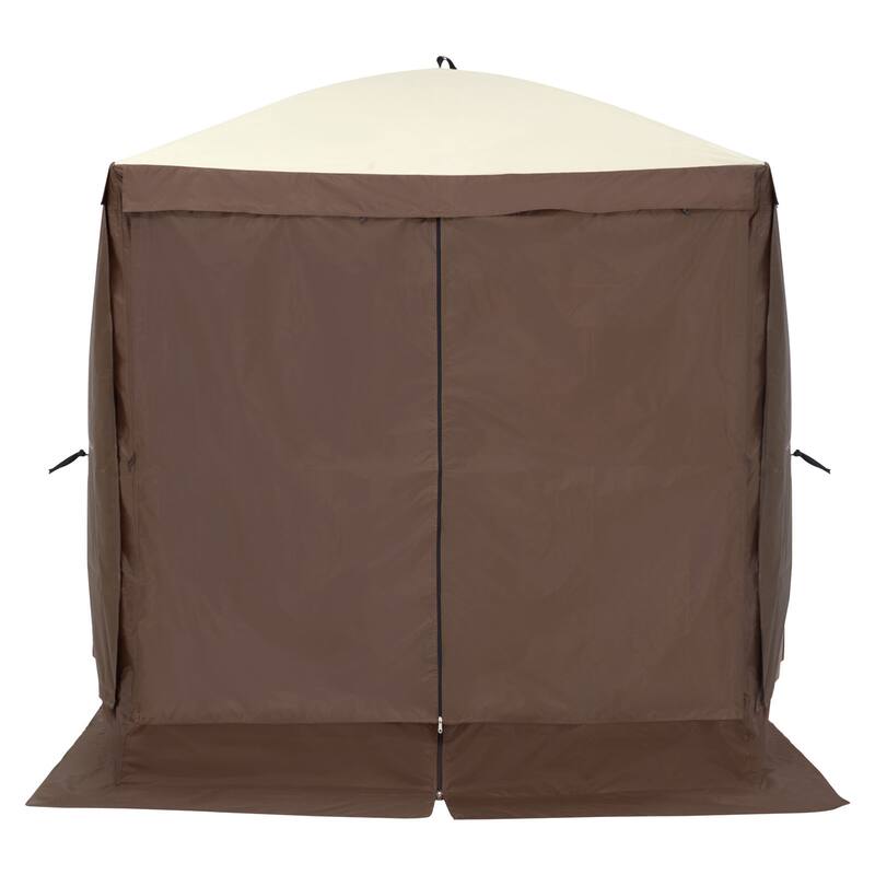 Anmytek 6x6FT Pop Up Gazebo Screen Tent with Mesh