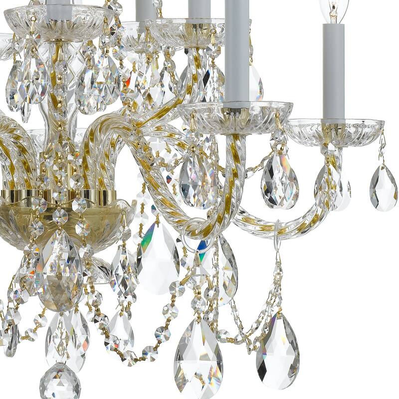 Crystorama Lighting Group Traditional Crystal 10 Light 26" Wide