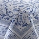 preview thumbnail 4 of 6, Laura Ashley Charlotte Blue Cotton Duvet Cover Set