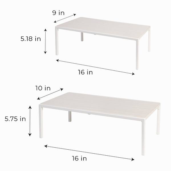 Smart Design Expandable Premium Wood Storage Shelf Bed Bath & Beyond