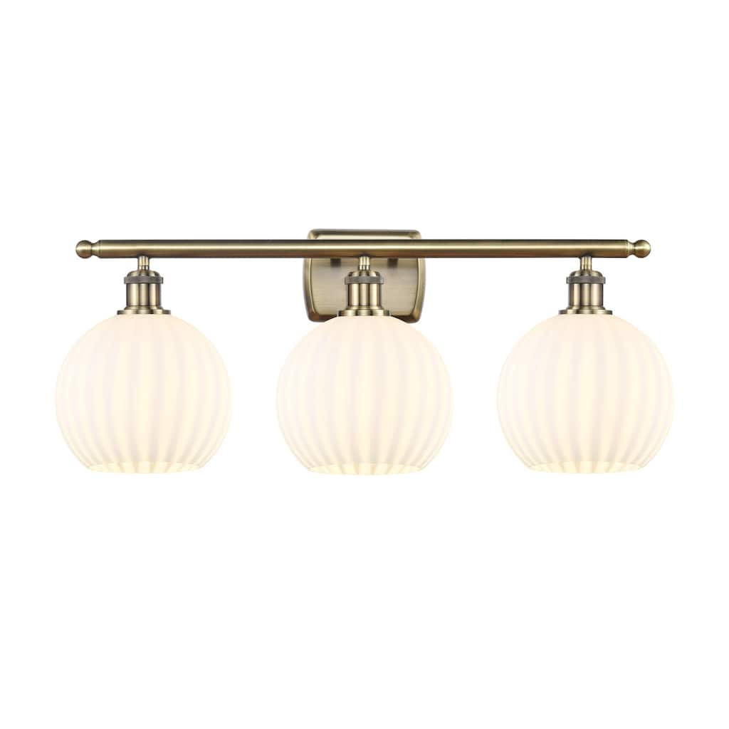 Innovations Lighting 516-3W-11-28-White Venetian-Bathroom Vanity Light