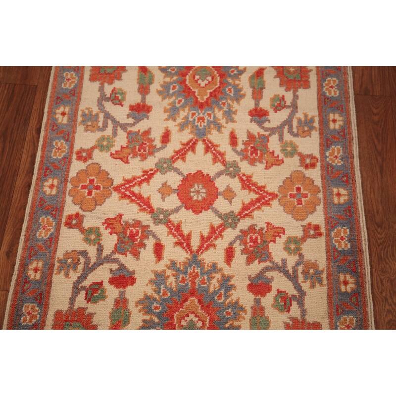 Kazak Oriental Accent Rug Handmade Wool Carpet - 2'0" x 3'0"