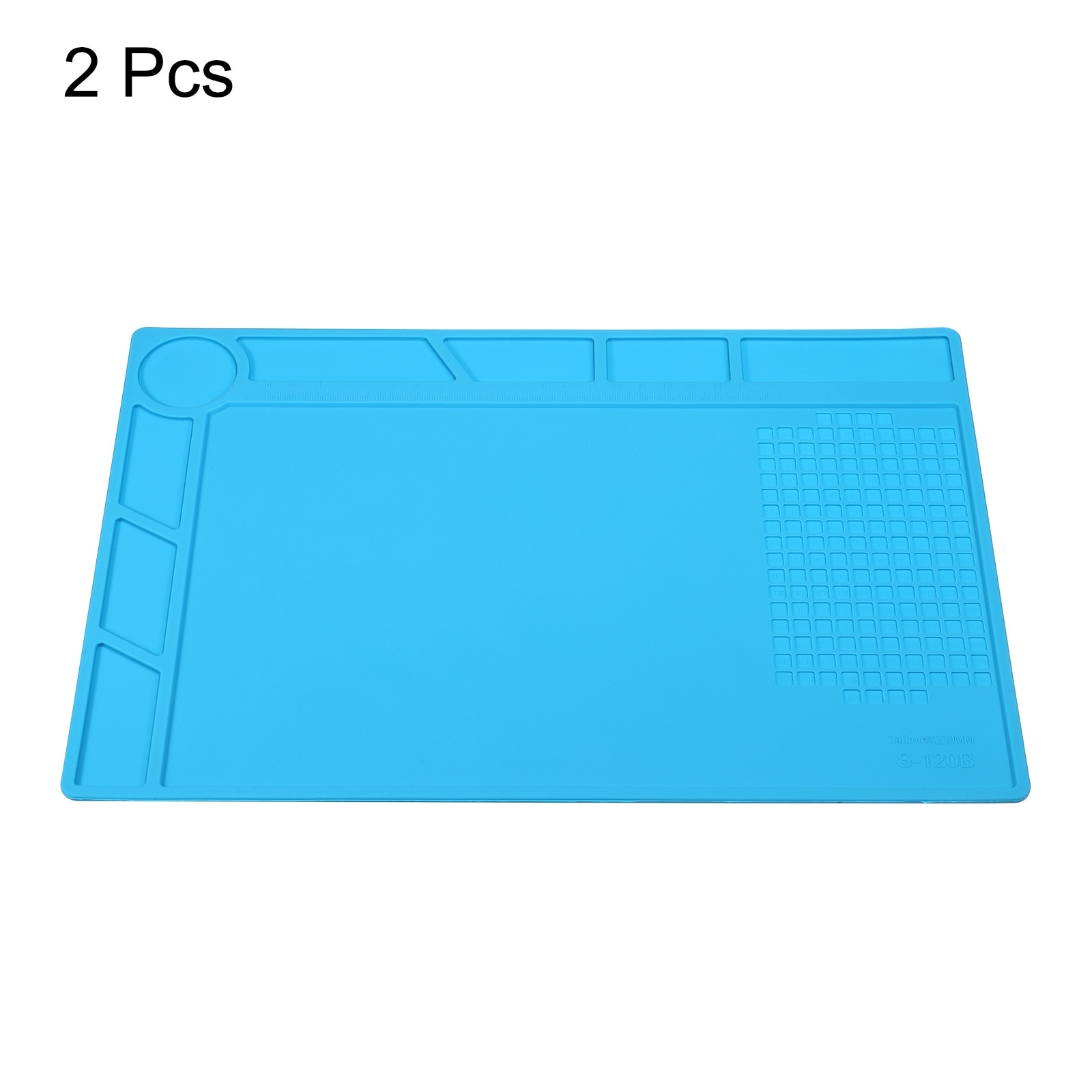 Silicone High Temperature Resistant Heat Insulation Mat with Scale Ruler  Screw Position