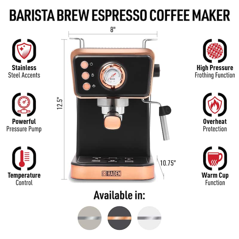HADEN Barista Brew Espresso Machine