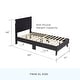 preview thumbnail 41 of 46, Brookside Mabel Shiplap Platform Bed Frame with Headboard