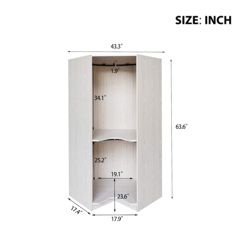 Polygon Corner Wardrobe