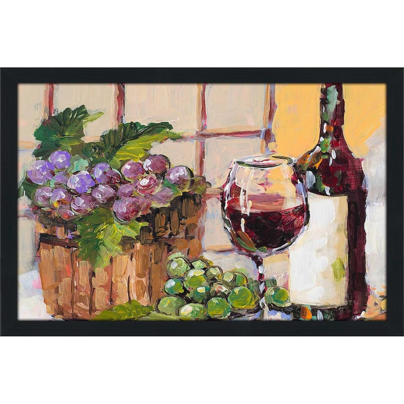 "Classic Wine Still Life (Horizontal)" Print on Acrylic