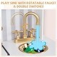 preview thumbnail 8 of 7, Pretend Play Kitchen for Kids with Real Sounds and Lights - 32.5" x 12" x 32"