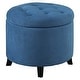 preview thumbnail 18 of 48, Copper Grove Chrysanthemum Round Storage Ottoman