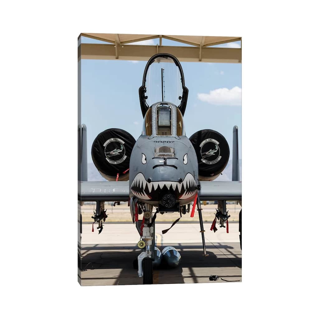 iCanvas "A US Air Force A-10 Thunderbolt II Parked At Davis Monthan Air Force Base" by Rob Edgcumbe Canvas Print
