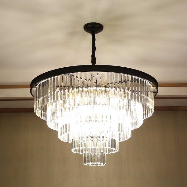 【セール】福袋/福箱ファッション通販 5-Tier Crystal Bath Bed - Chandeliers Glam Pendant Ceiling 掃除機・クリーナー