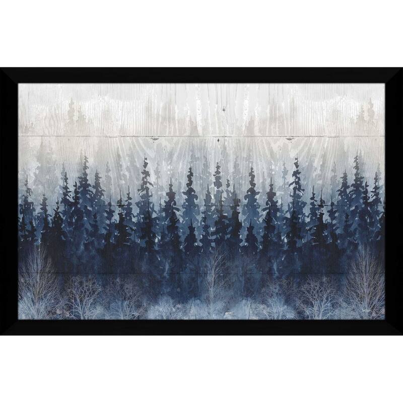 "Misty Indigo Forest" by Carol Robinson Print on Acrylic