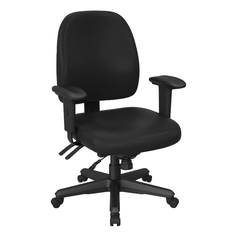 Ergonomic Height-adjustable Office Task Chair - dillon black